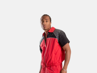 KINDRED | RHINESTONE NYLON TOP (RED)