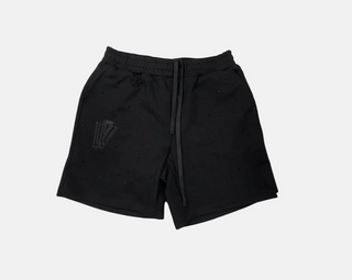 Mr.Wave | RESIDENTIAL (JET BLACK & RED Embroidery) SHORTS