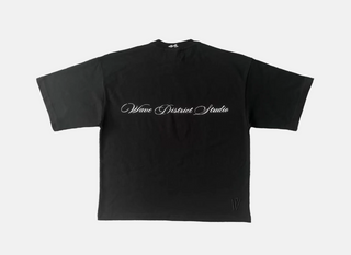Mr.Wave | DISTRICT GOTHAM (BLACK) OVERSIZED TEE