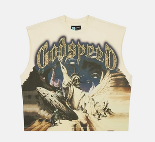 Godspeed | The Landing Sleeveless Tee (Bone)