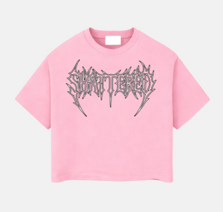 Shattered Hearts | LOGO TEE | PINK