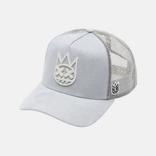 Cult Of Individuality | Logo Mesh Back Trucker Hat In Grey