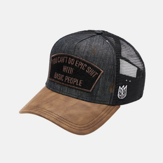 Cult Of Individuality | Mesh Back Trucker Hat "Cant Do Epic Shit" In Painter