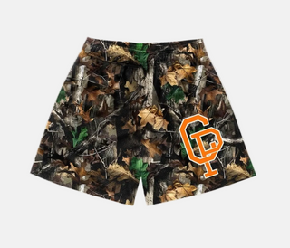 Crisp | Brown Camouflage Shorts