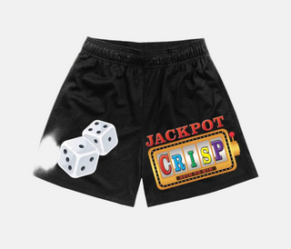 Crisp | Black Jackpot Crisp Mesh Shorts