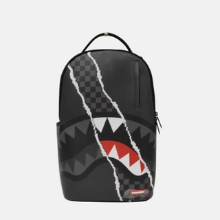 Sprayground | CENTER RIP REVEALING GRAY CHECK BACKPACK