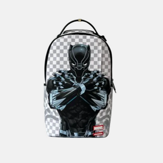Sprayground | MARVEL BLACK PANTHER WAKANDA FOREVER ON WHITE CHECK BACKPACK