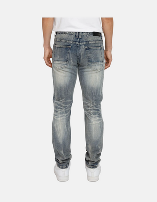 Smoke Rise | VINTAGE WASHED JEANS (HEMSWORTH BLUE)