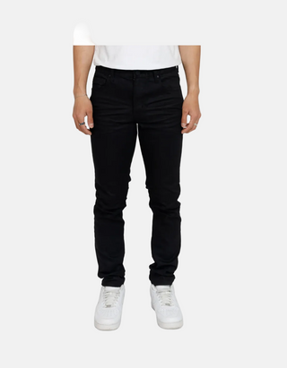 Smoke Rise | Essential Dry Effect Washed Jeans (Jet Black)