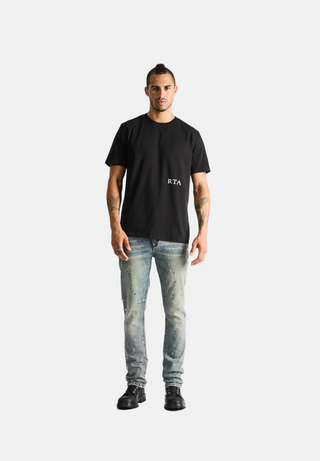 RTA | Bryant Skinny Jean | Marine Paint Stud