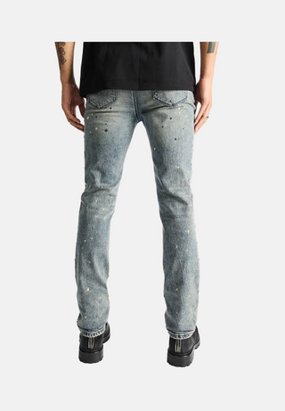 RTA | Bryant Skinny Jean | Marine Paint Stud