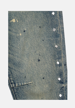 RTA | Bryant Skinny Jean | Marine Paint Stud