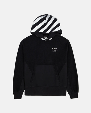 L/AB OffWhite | REVERSE HOODIE (BLACK)
