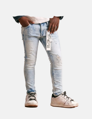 DZTR | Kids Denim Jeans K-441 "Ice Blue"