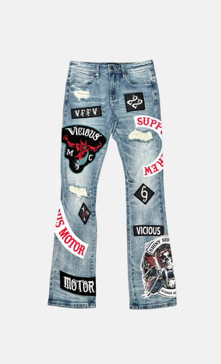 Vicious | PREMIUM DENIM / PATCHES ALL OVER