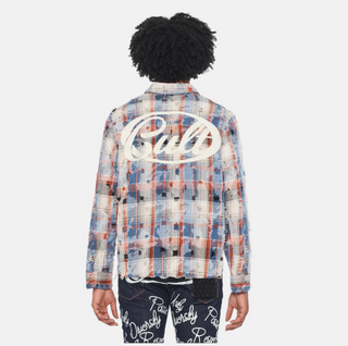 Cult Of Individuality | L/S Vintage Embroidered In Harvest Plaid