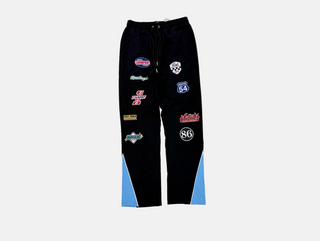 Kindred | Nylon sweatsuit with patches (Blue/Black)