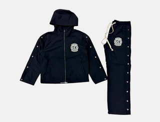 Kindred | Nylon sweatsuit 'positive vibes' (Black)