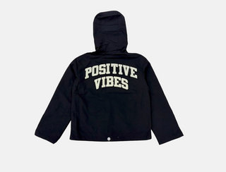 Kindred | Nylon sweatsuit 'positive vibes' (Black)