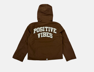 Kindred | Nylon sweatsuit 'positive vibes' (Brown)