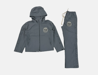 Kindred | Nylon sweatsuit 'positive vibes' (Grey)