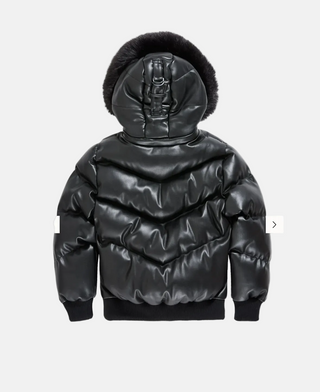 See You in Paradise | Kids Vigilante Puffer Jacket (Black)