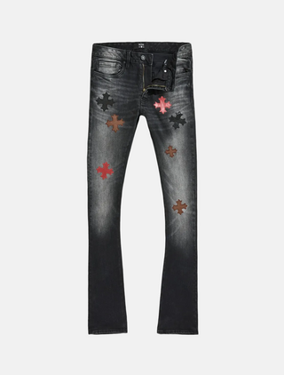 See You In Paradise | Reckoning Stacked Denim (Black Shadow)