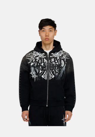 Smoke Rise | Sacred Dawn Hoodie - Black