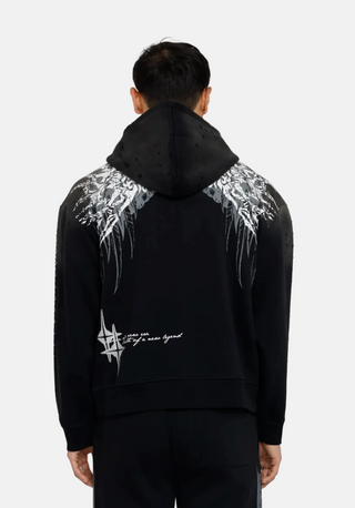 Smoke Rise | Sacred Dawn Hoodie - Black