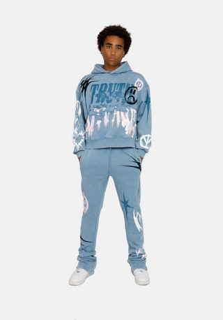 Smoke Rise | Truth Hoodie - Blue Shadow