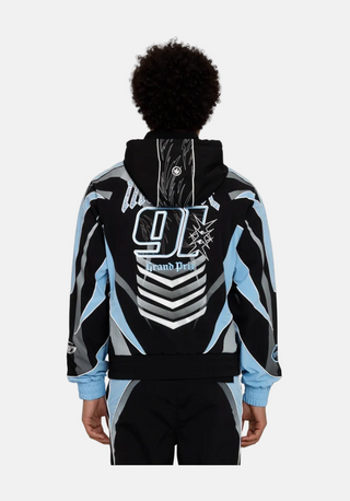 Smoke Rise | Rising Colorblock Windbreaker Jacket - Blue Bell