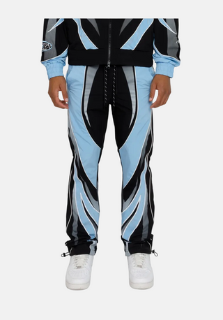 Smoke Rise | Rising Colorblock Windbreaker Pants - Blue Bell