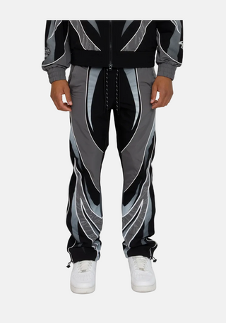 Smoke Rise | Rising Colorblock Windbreaker Pants - Castlerock
