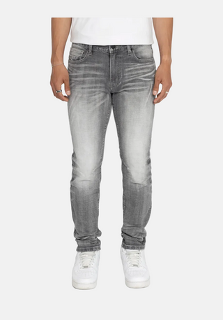 Smoke Rise | Essential Dry Effect Washed Jeans - Norwood Grey