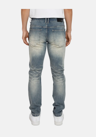 Smoke Rise | Vintage Washed Jeans - Bruno Blue