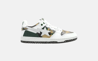 Bathing Ape | Sk8 Sta #2 M1 'White Green Camo'