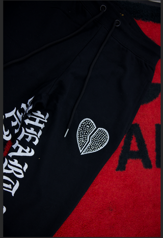 Focus | Broken Hearts Sweatsuit ( Black)
