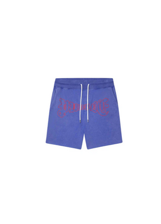 Purple Brand | Arched Gothic Short Set- Blue- P447-FMBA225