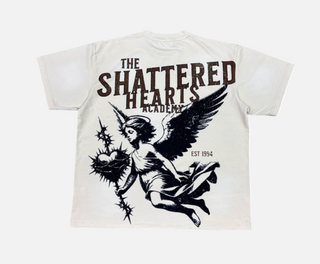 Shattered Hearts | ACADEMY TEE BEIGE