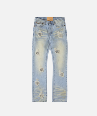 When Smoke Clears | Diamond Denim | Light Blue Wash/Black