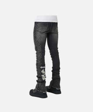 Guapi | Iron Grey Rivets Denim