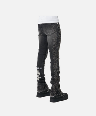 Guapi | Iron Grey Rivets Denim
