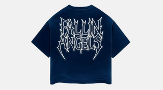 Shattered Hearts | FALLIN ANGELS NAVY TEE