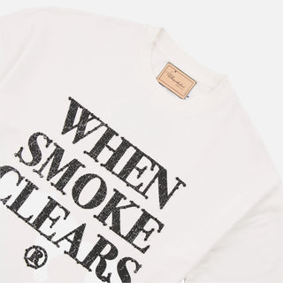 When Smoke Clears | Diamond Tee | Bone/Black
