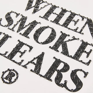 When Smoke Clears | Diamond Tee | Bone/Black